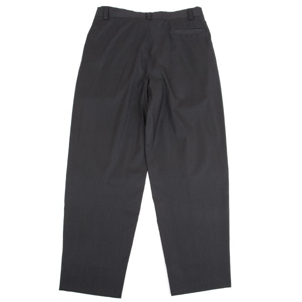GIANNI VERSACE Wool Silk Blend Pleated Pants Gray Size 54