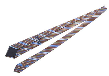 HERMES Multi-Stripe Jacquard Silk Tie