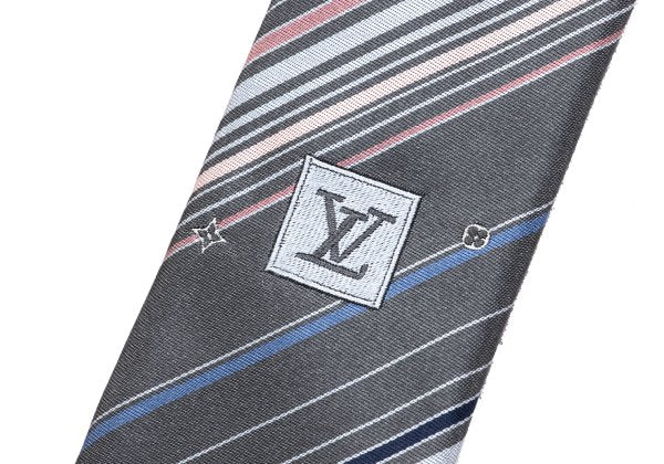 Louis Vuitton Monogram Multi-Stripe Silk Tie
