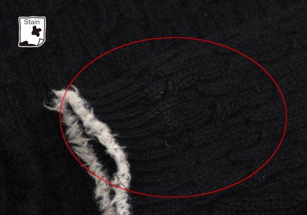 ARMANI JEANS Angora Wool Blend Knit Black Grey Size 38