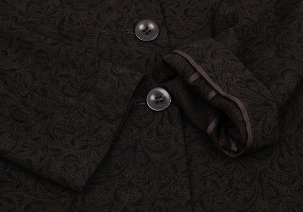 HIROKO KOSHINO pret a porter Botanical Jacket Brown Size M