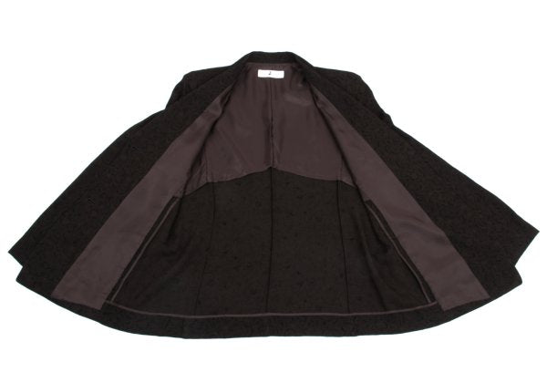 HIROKO KOSHINO pret a porter Botanical Jacket Brown Size M