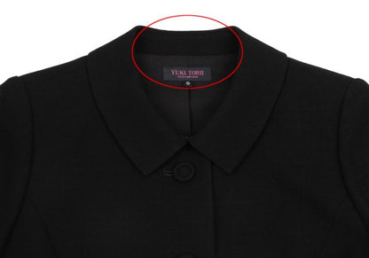 YUKI TORII Poly Check Weave Jacket Black Size 13