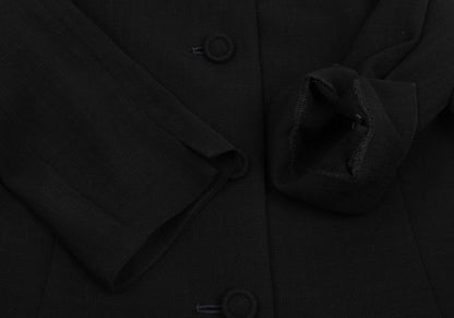 YUKI TORII Poly Check Weave Jacket Black Size 13
