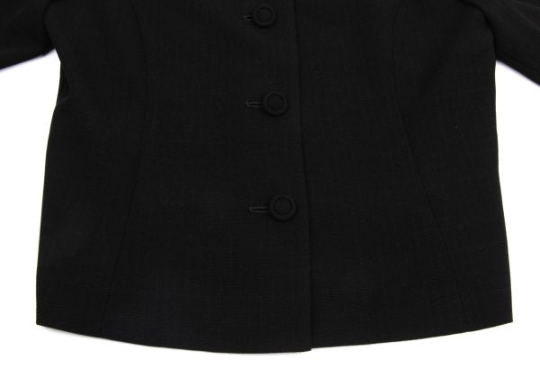 YUKI TORII Poly Check Weave Jacket Black Size 13