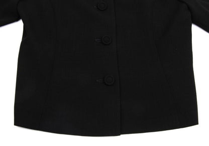 YUKI TORII Poly Check Weave Jacket Black Size 13
