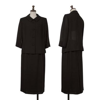 YUKI TORII Poly Check Weave Jacket Black Size 13