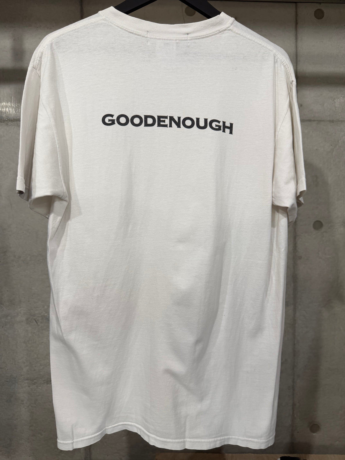 GOODENOUGH Clover Logo Pocket T-Shirt White Size L