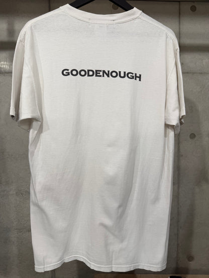 GOODENOUGH Clover Logo Pocket T-Shirt White Size L