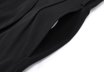 Yohji Yamamoto PH Wool Gabardine Tuck Pants Black Size S