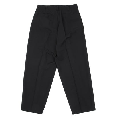 Yohji Yamamoto PH Wool Gabardine Tuck Pants Black Size S