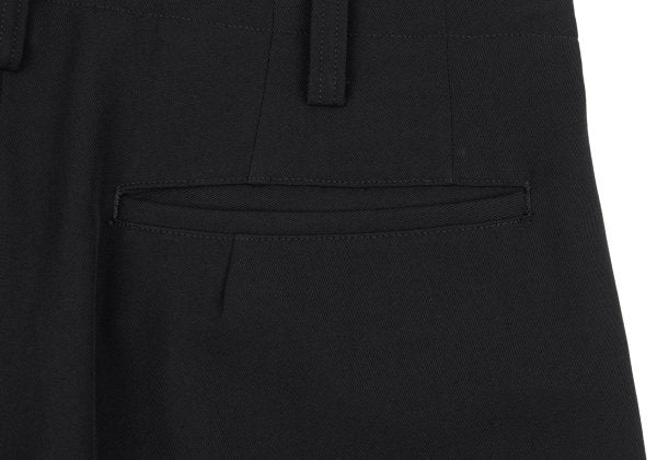 Yohji Yamamoto PH Wool Gabardine Tuck Pants Black Size S