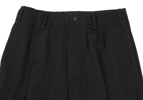 Yohji Yamamoto POUR HOMME Wool Side Pants Black Size M