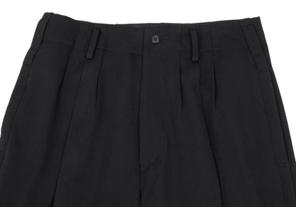 Yohji Yamamoto POUR HOMME Wool Side Pants Black Size M