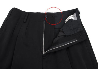 Yohji Yamamoto POUR HOMME Wool Side Pants Black Size M