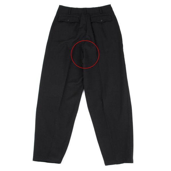 Yohji Yamamoto POUR HOMME Wool Side Pants Black Size M