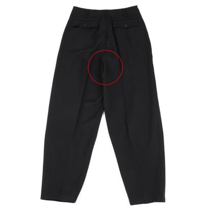 Yohji Yamamoto POUR HOMME Wool Side Pants Black Size M