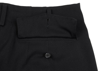 Yohji Yamamoto POUR HOMME Wool Side Pants Black Size M