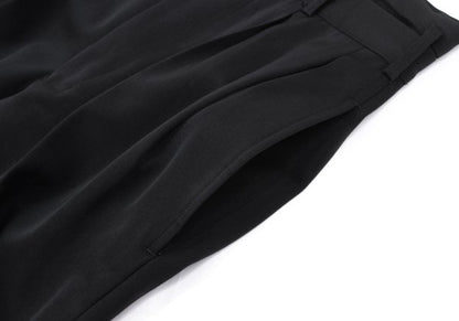 Yohji Yamamoto POUR HOMME Tuck Waist Wool Pants Black Size S