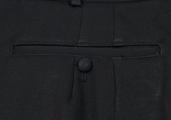 Yohji Yamamoto POUR HOMME Tuck Waist Wool Pants Black Size S