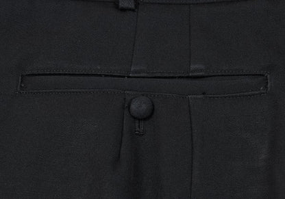 Yohji Yamamoto POUR HOMME Tuck Waist Wool Pants Black Size S