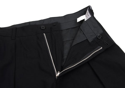 Yohji Yamamoto POUR HOMME Cotton Hem Pants Black Size M