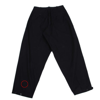 Yohji Yamamoto POUR HOMME Cotton Hem Pants Black Size M
