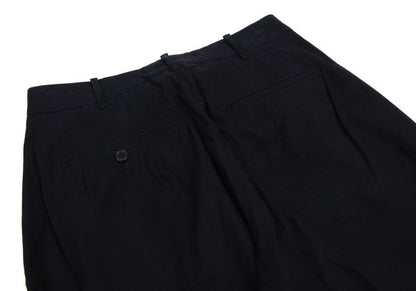 Yohji Yamamoto POUR HOMME Cotton Hem Pants Black Size M