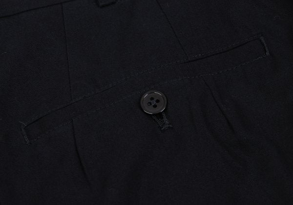Yohji Yamamoto POUR HOMME Cotton Hem Pants Black Size M