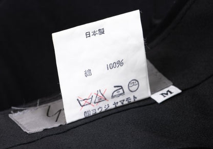 Yohji Yamamoto POUR HOMME Cotton Hem Pants Black Size M