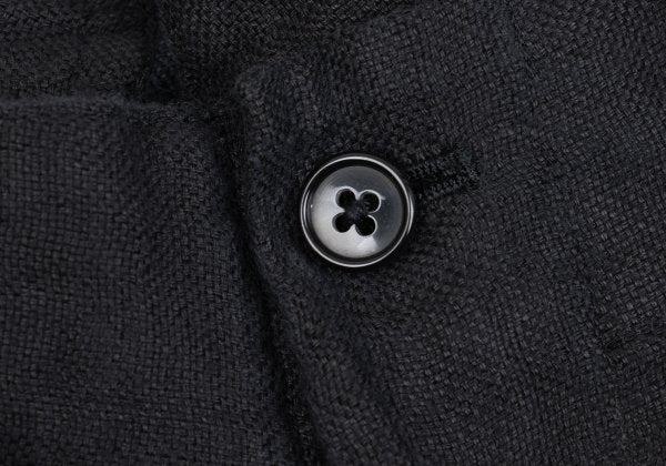 Yohji Yamamoto POUR HOMME Belted Linen Pants Black Size L