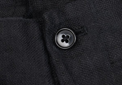 Yohji Yamamoto POUR HOMME Belted Linen Pants Black Size L