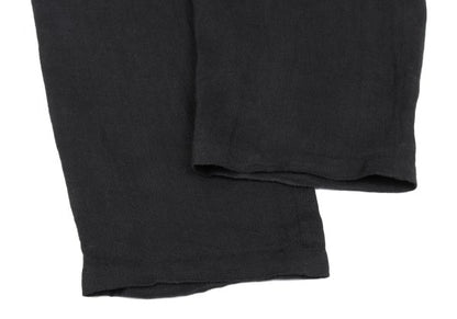 Yohji Yamamoto POUR HOMME Belted Linen Pants Black Size L