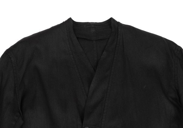 Y's Cotton Jetted Pocket Jacket Charcoal Size M