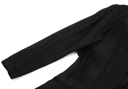 Y's Cotton Jetted Pocket Jacket Charcoal Size M
