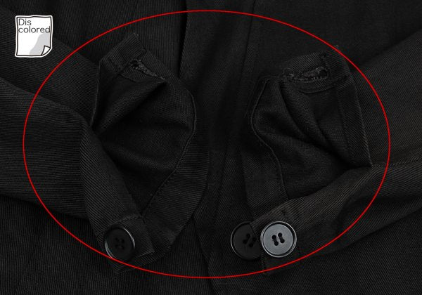 Y's Cotton Jetted Pocket Jacket Charcoal Size M