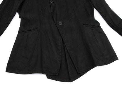 Y's Cotton Jetted Pocket Jacket Charcoal Size M