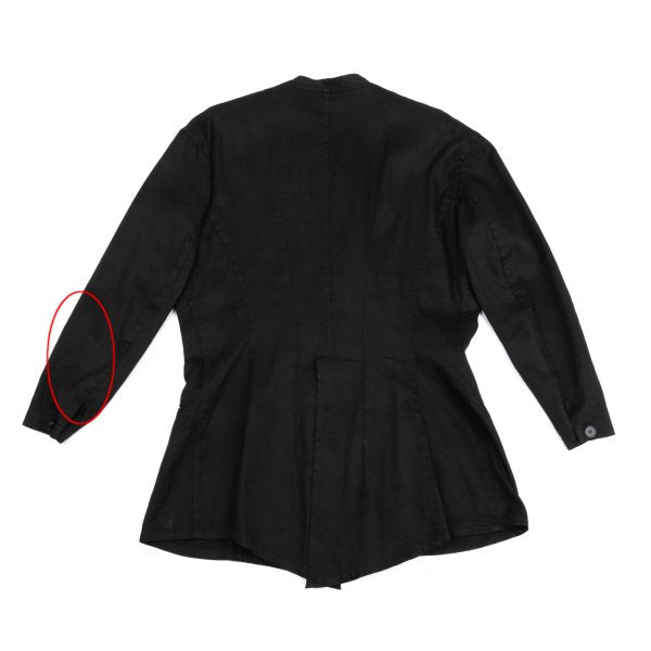 Y's Cotton Jetted Pocket Jacket Charcoal Size M