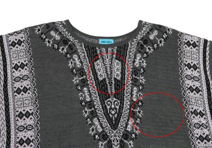 KENZO Acrylic Blend Jacquard Sleeveless Sweater Gray Size M