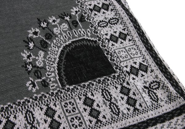 KENZO Acrylic Blend Jacquard Sleeveless Sweater Gray Size M