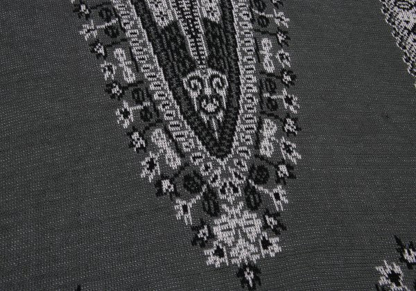 KENZO Acrylic Blend Jacquard Sleeveless Sweater Gray Size M