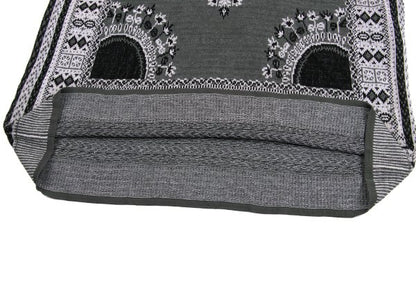 KENZO Acrylic Blend Jacquard Sleeveless Sweater Gray Size M