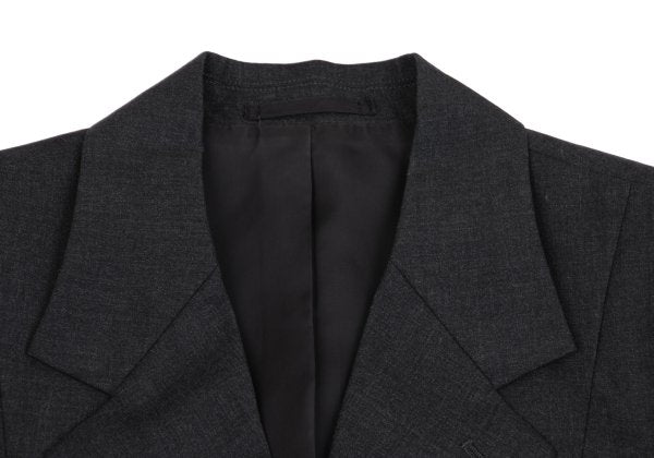 MARGARET HOWELL Wool 3-Button Jacket Black Size 2