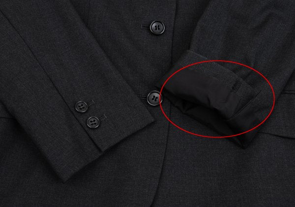 MARGARET HOWELL Wool 3-Button Jacket Black Size 2