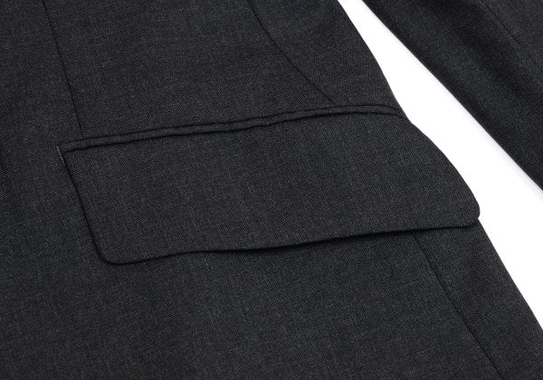 MARGARET HOWELL Wool 3-Button Jacket Black Size 2