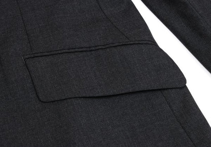 MARGARET HOWELL Wool 3-Button Jacket Black Size 2
