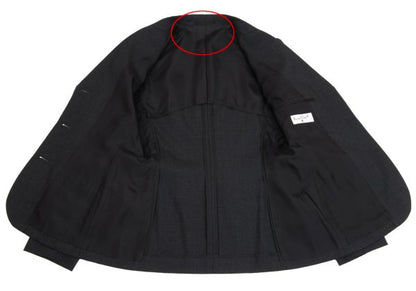 MARGARET HOWELL Wool 3-Button Jacket Black Size 2