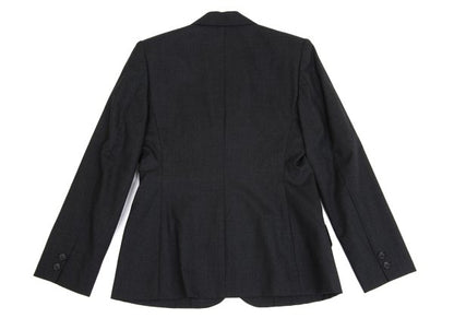 MARGARET HOWELL Wool 3-Button Jacket Black Size 2