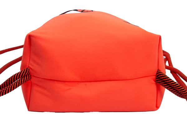 Y-3 Orange Neoprene Drawstring Backpack