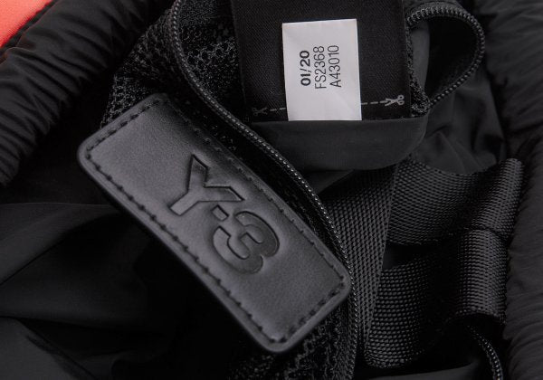 Y-3 Orange Neoprene Drawstring Backpack